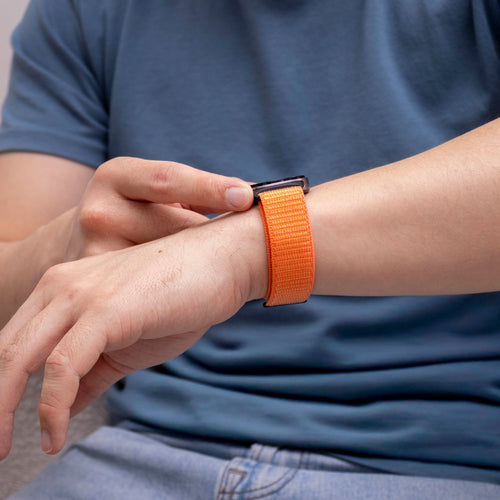 Samsung Galaxy Watch 8 Classic Nylonarmband (Orange)