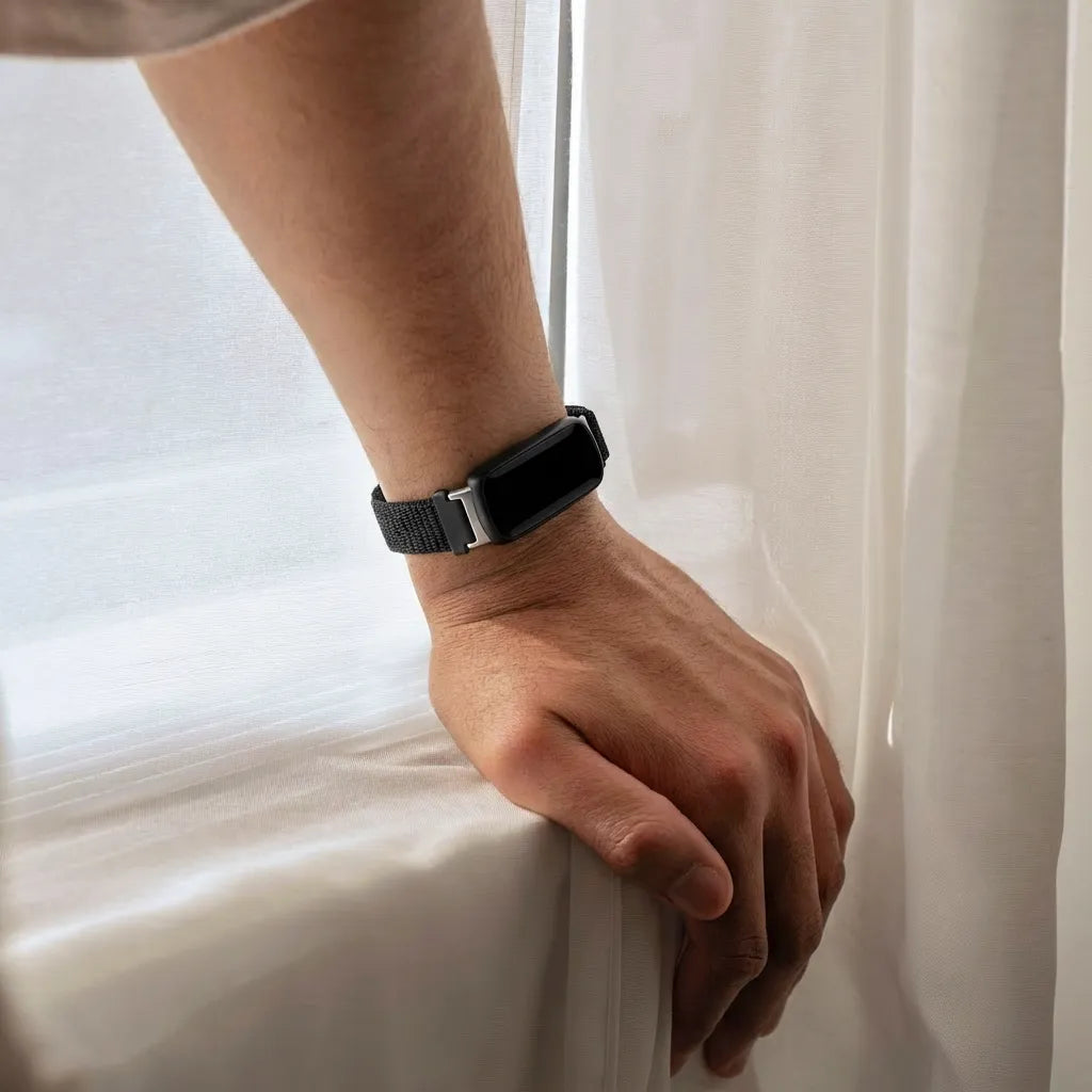 Fitbit Inspire 3 Nylon Strap (Black)