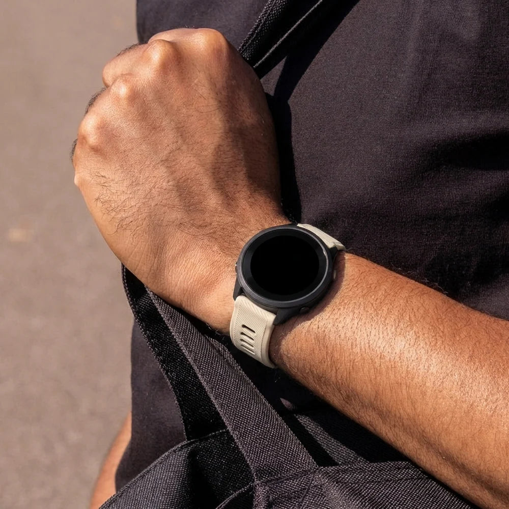 Garmin Vivoactive 5 Sport Strap with Buckle (Beige/Black)