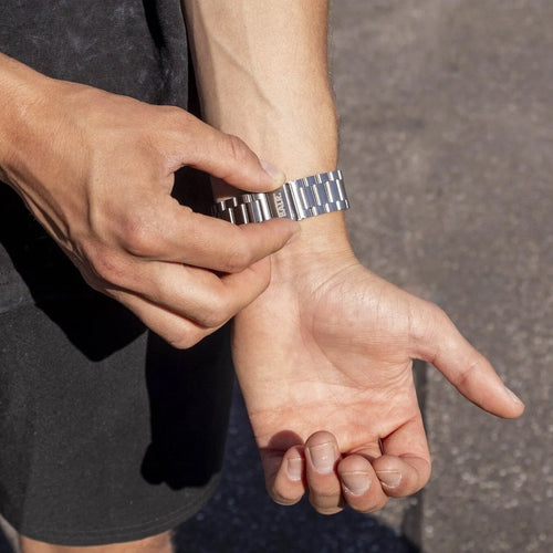 BALR Polar Ignite stalen band (zilver)