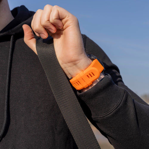 Correa silicona Garmin Fenix 5x/6x (naranja)