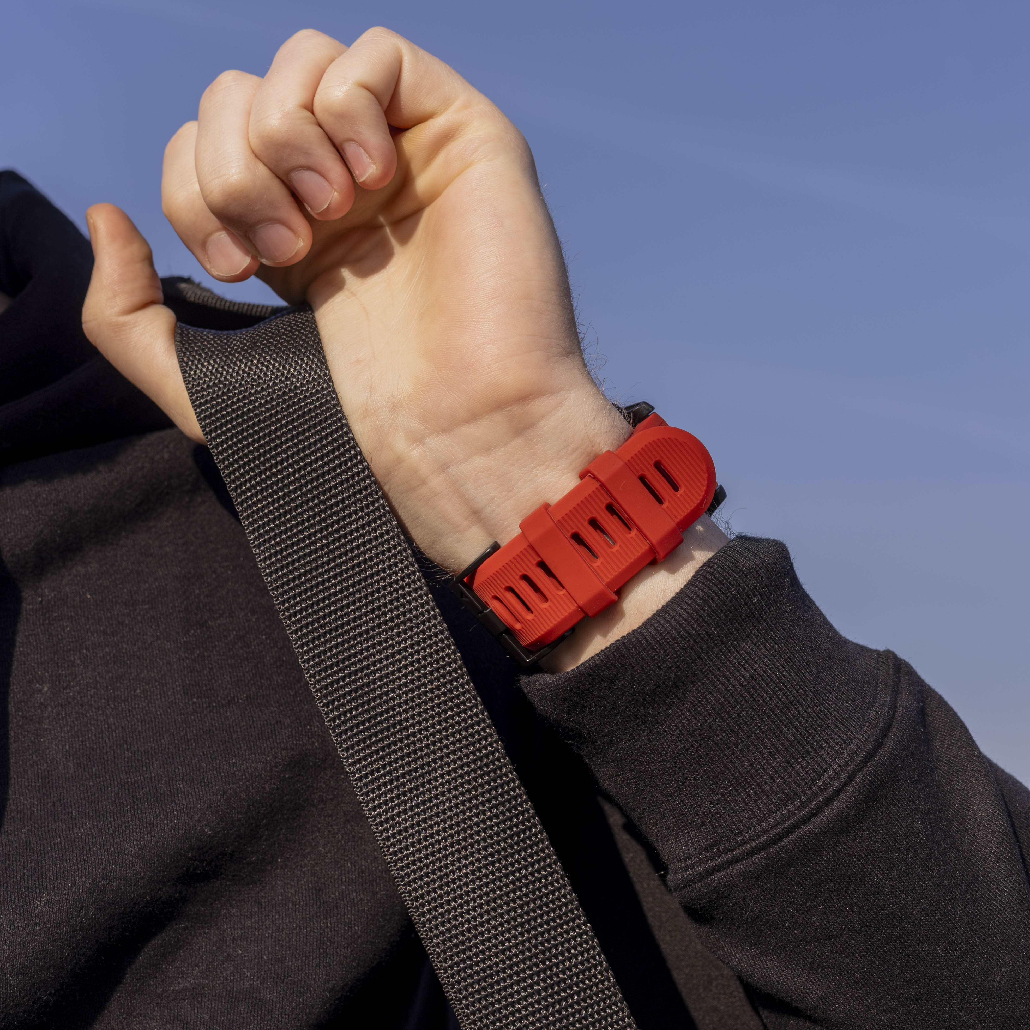 Garmin Instinct 3 - 50mm Silikonarmband (Rot)