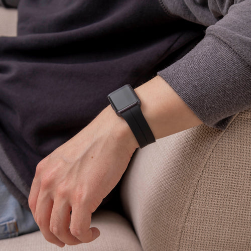 Correa silicona D-buckle Samsung Galaxy Fit 3 (negro) 