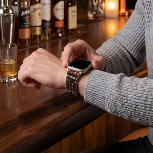 Apple Watch Gummiband (Schwarzer mix)