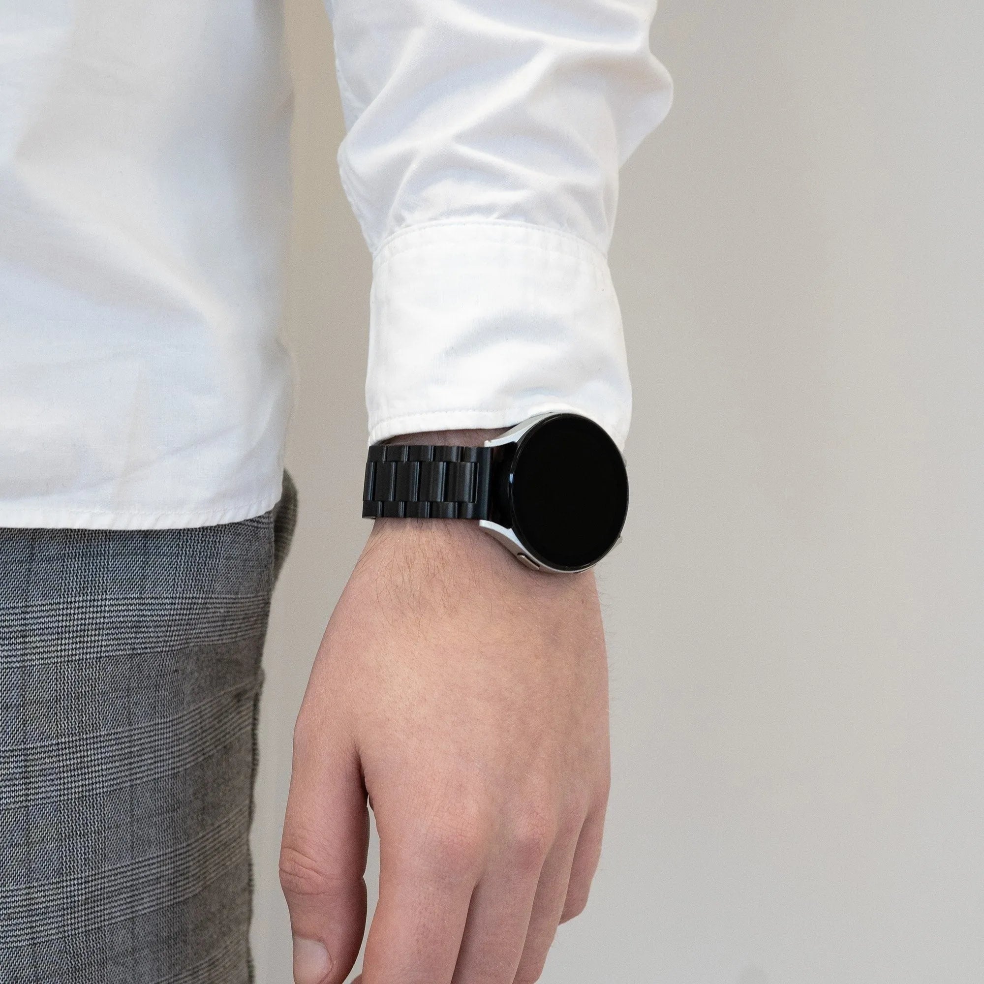 Bandz Bracelet acier 'Classic' Coros Pace 3 (noir)