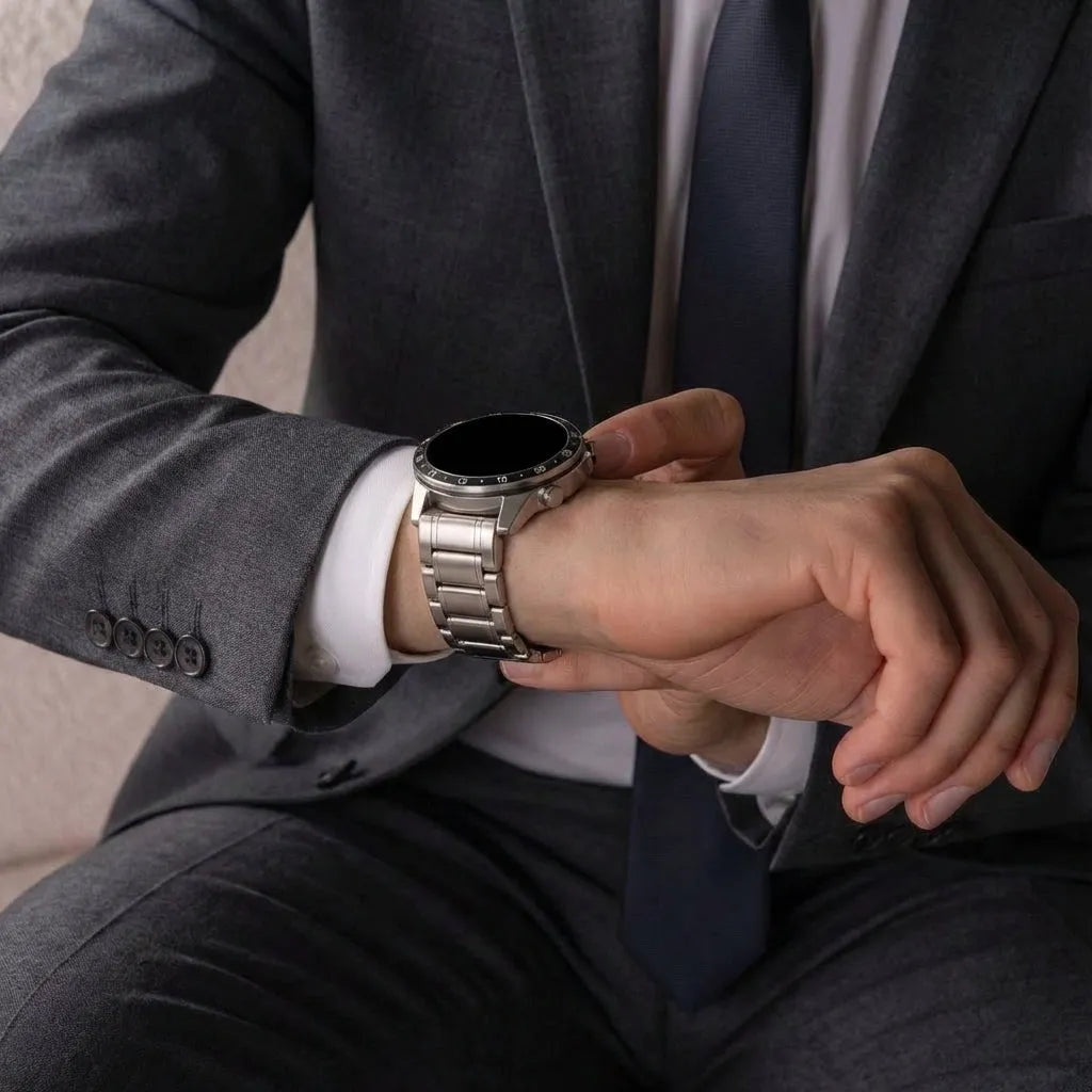 Premium Titanium Strap, lifestyle photo