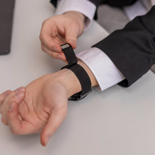 Bracelet Milanais Garmin Fenix ​​​​5x / 6x (noir)