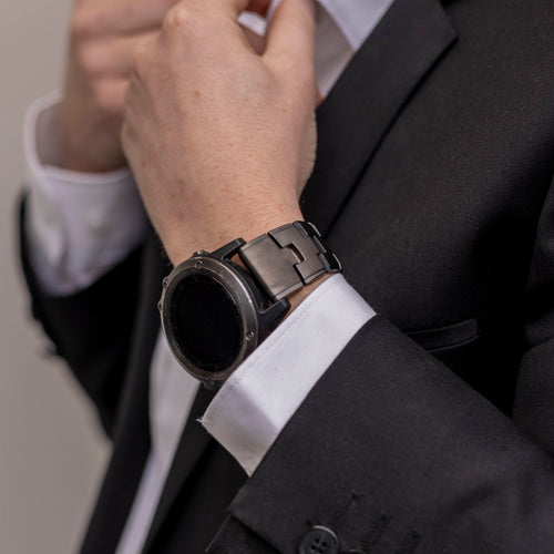 Garmin Fenix 7x titanium bandje (grafiet)