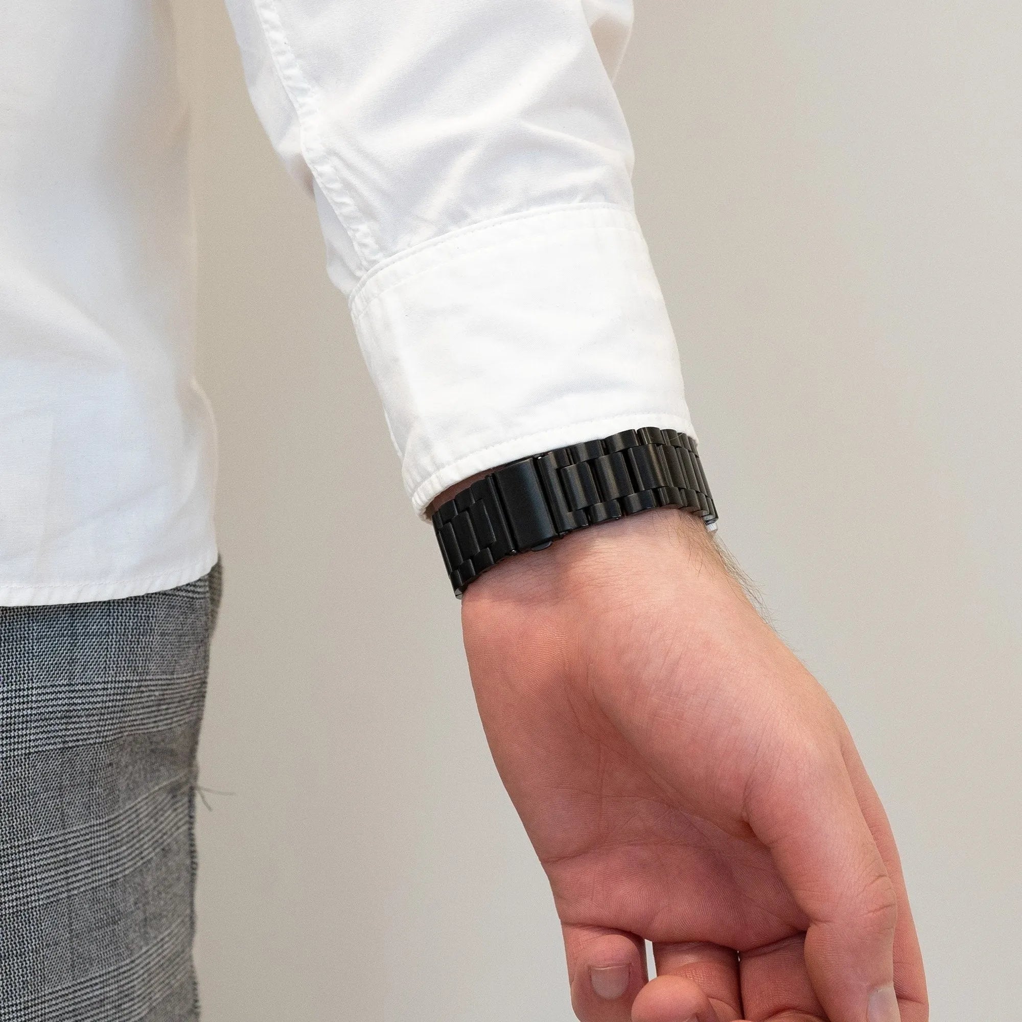 Bandz Bracelet acier 'Classic' Coros Pace 3 (noir)