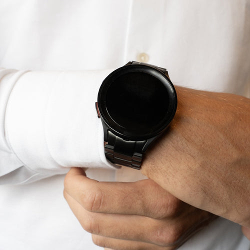 Bracelet acier Huawei Watch GT 3 Pro 46mm (noir)