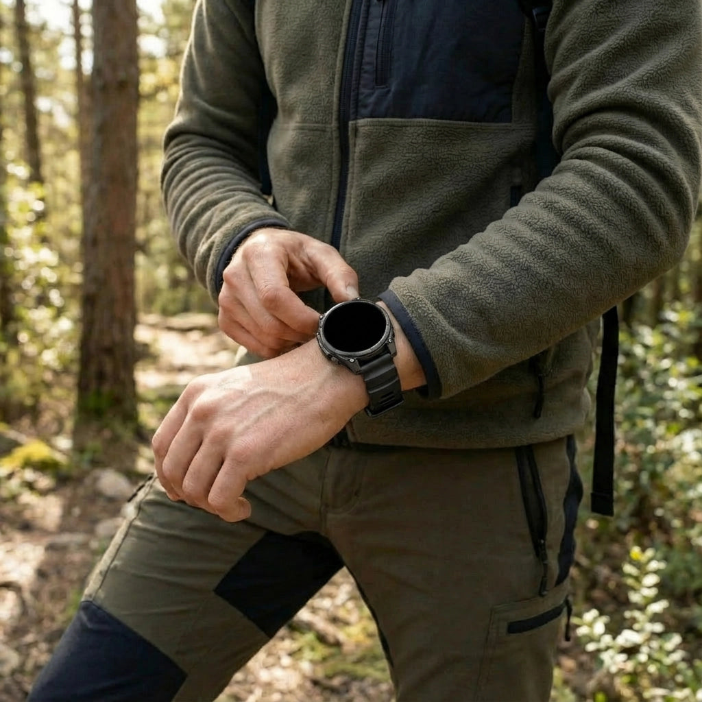 Garmin Epix Gen 2 (47mm) Trail Silicone Strap (Black)