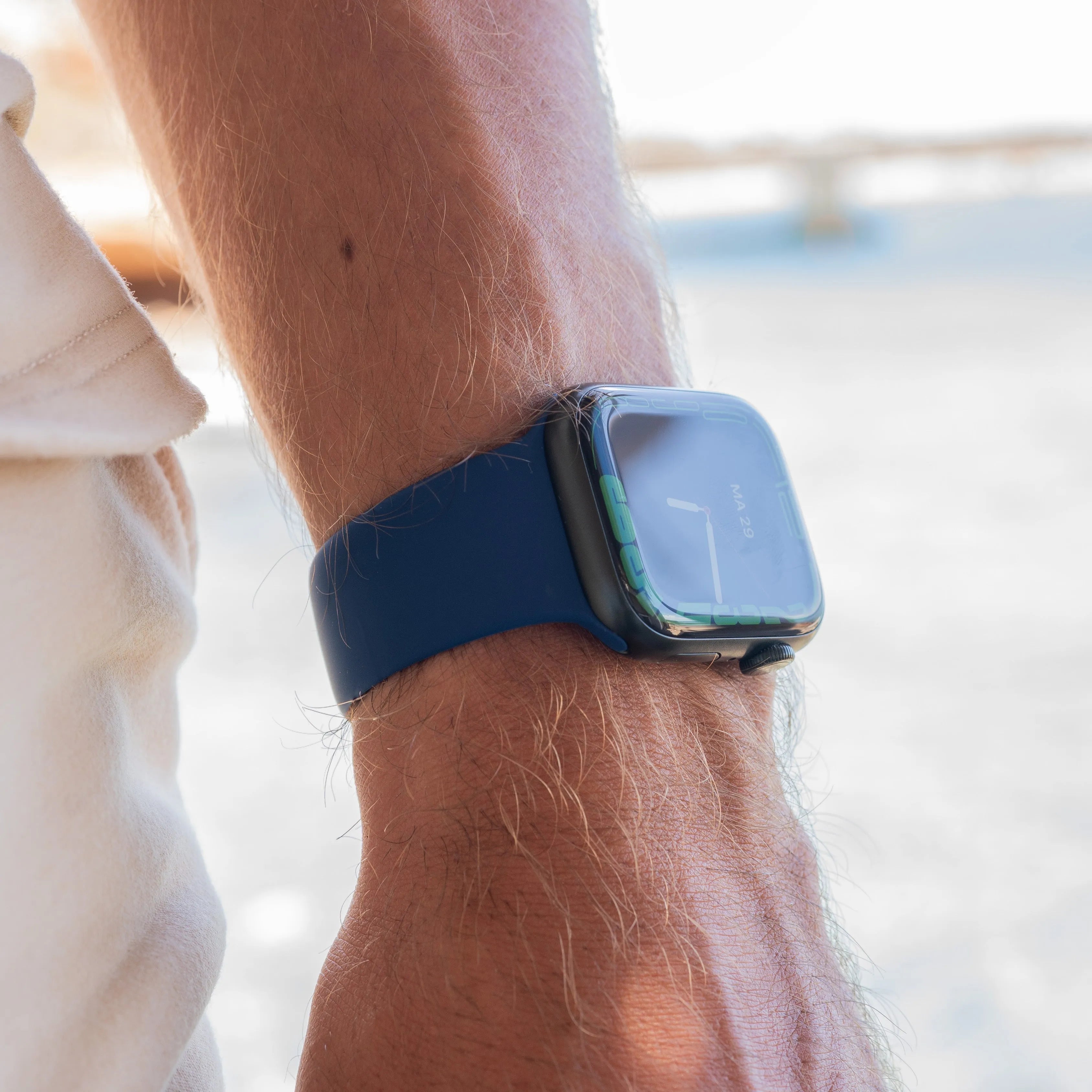 Apple Watch Silicone Strap (Blue)