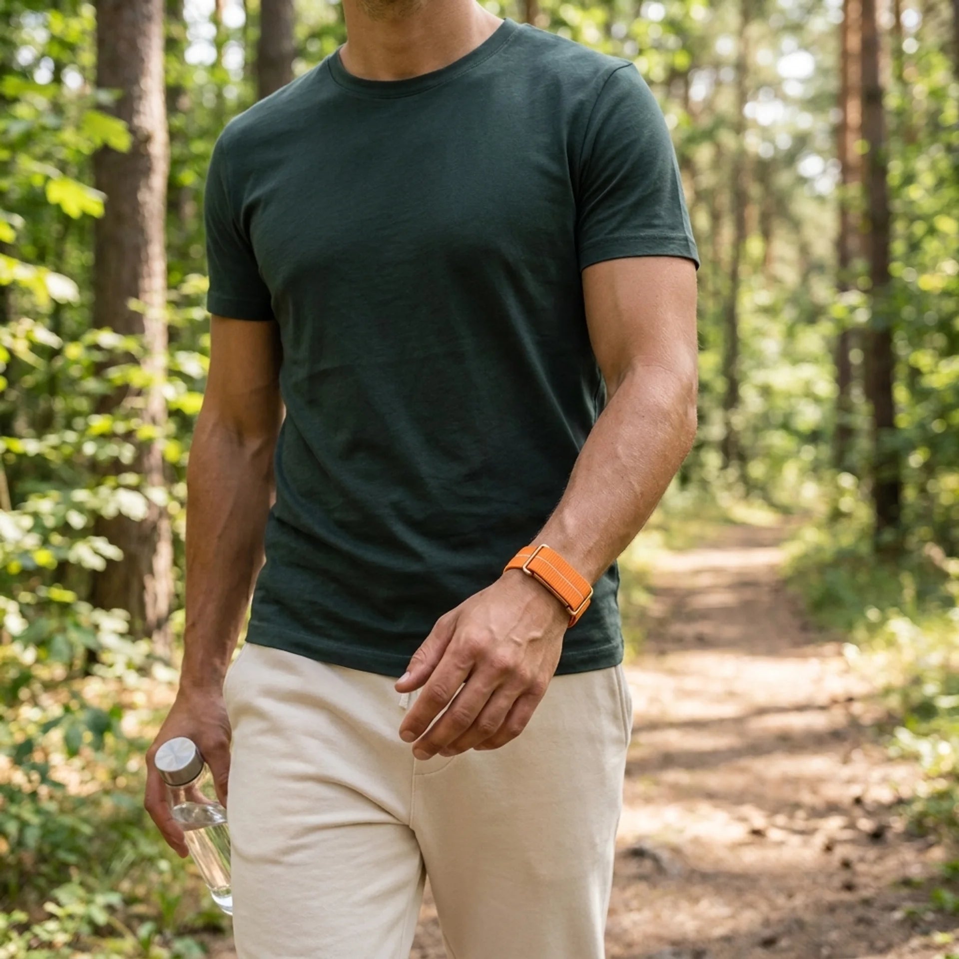 Correa nylon ultrafina Fitbit Air (naranja)