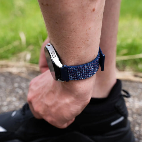 Coros Pace 3 nylon bandje (paars/blauw)