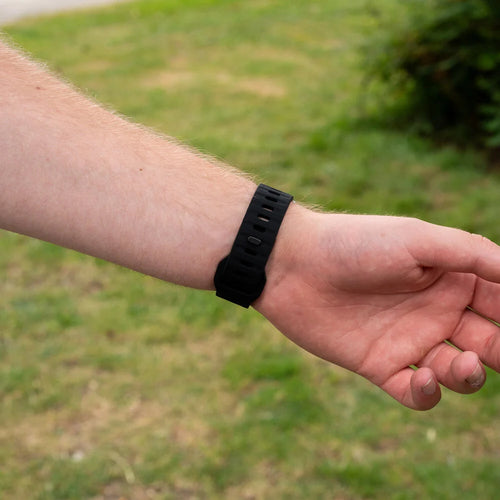 Bracelet silicone robuste Oppo Watch X (noir)