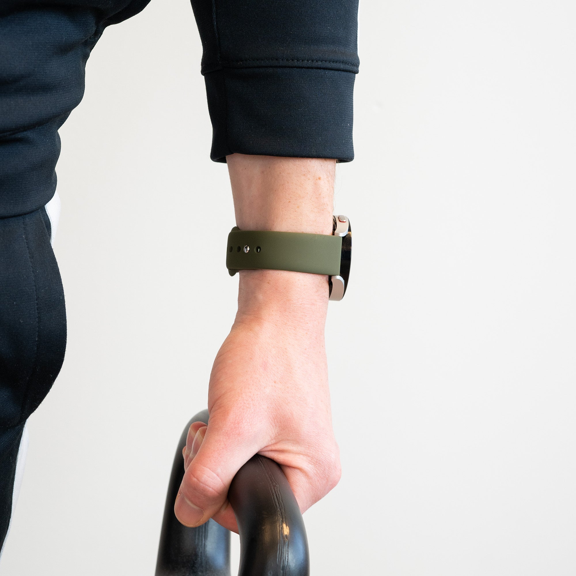 Bandz Samsung Galaxy Watch 4 40mm Sportarmband 'Deluxe' (Olivgrün)