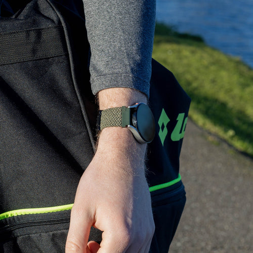 Samsung Gear S3 Braided Strap with P-Buckle (Green)