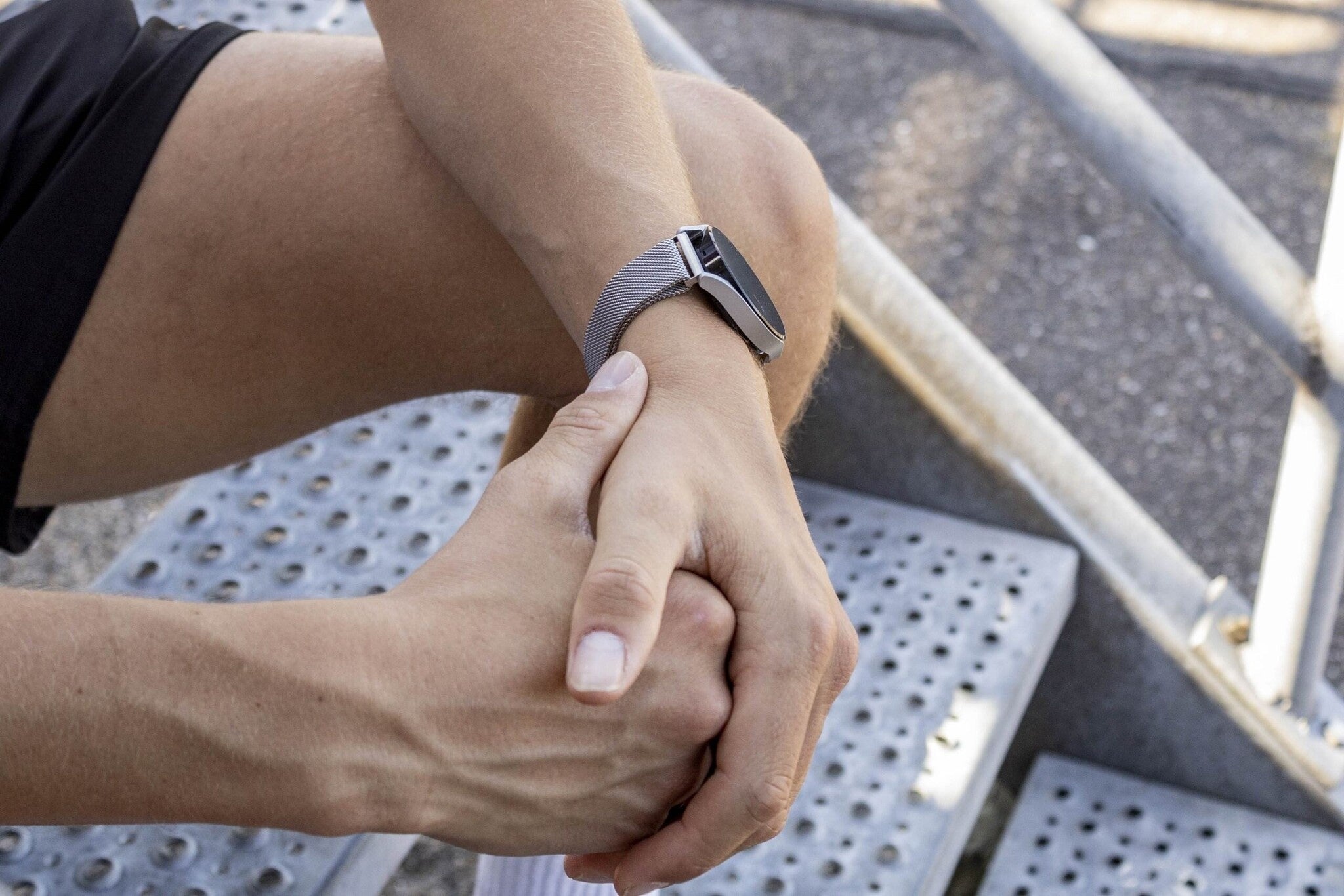 BALR Amazfit Bip 3 (Pro) Milanese band (zilver)