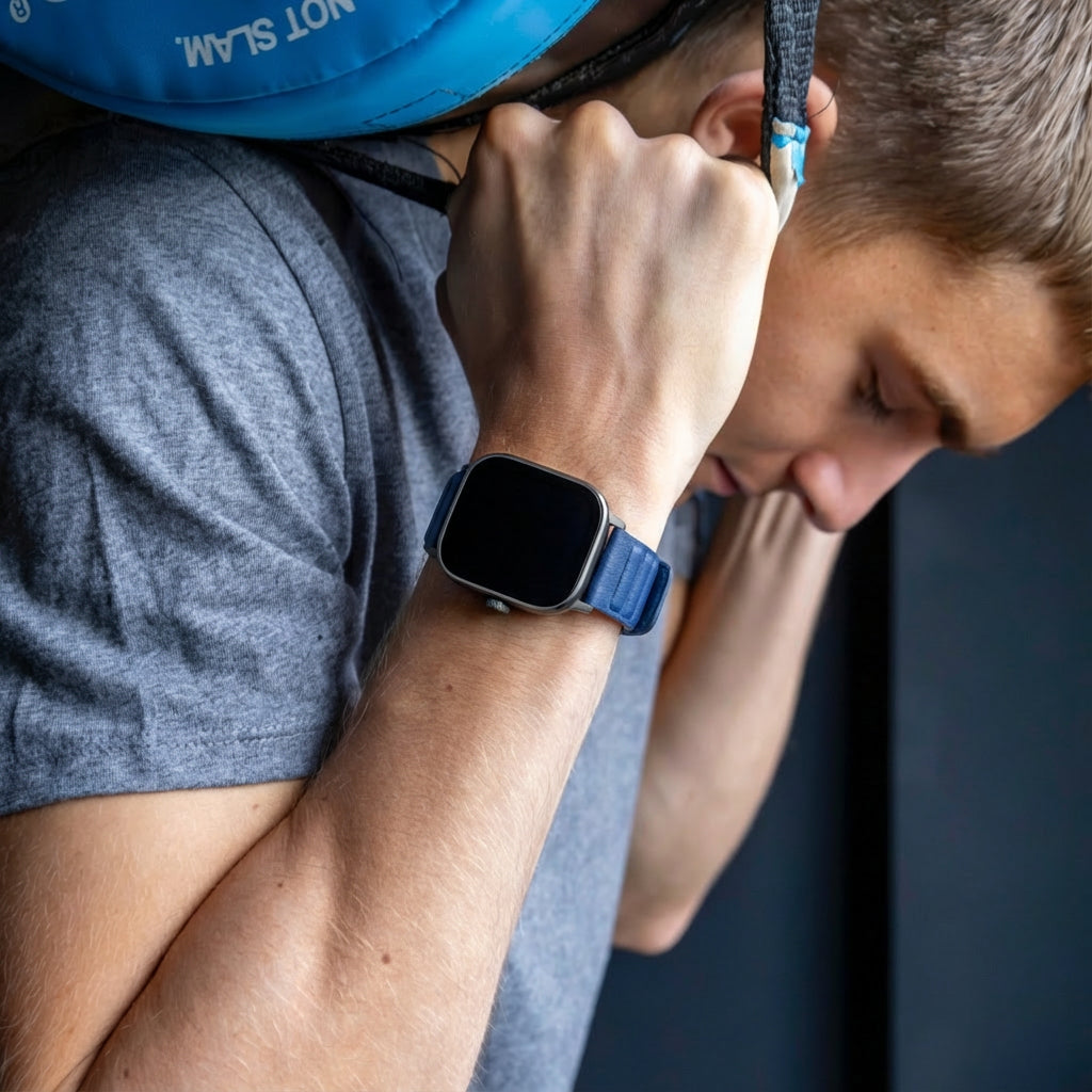 Correa magnética de silicona Xiaomi Smart Band 9 Pro (duo azul)
