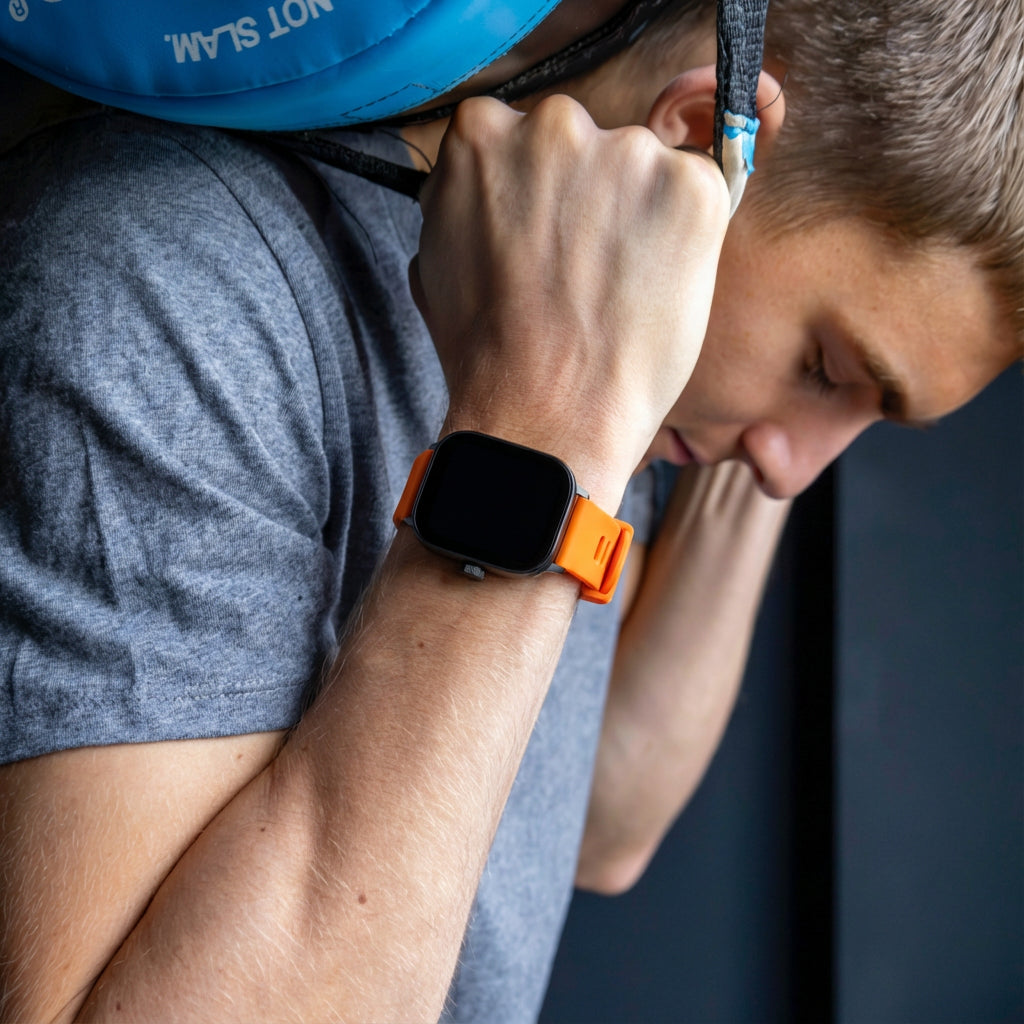 Bracelet silicone Xiaomi Smart Band 9 Pro (orange)