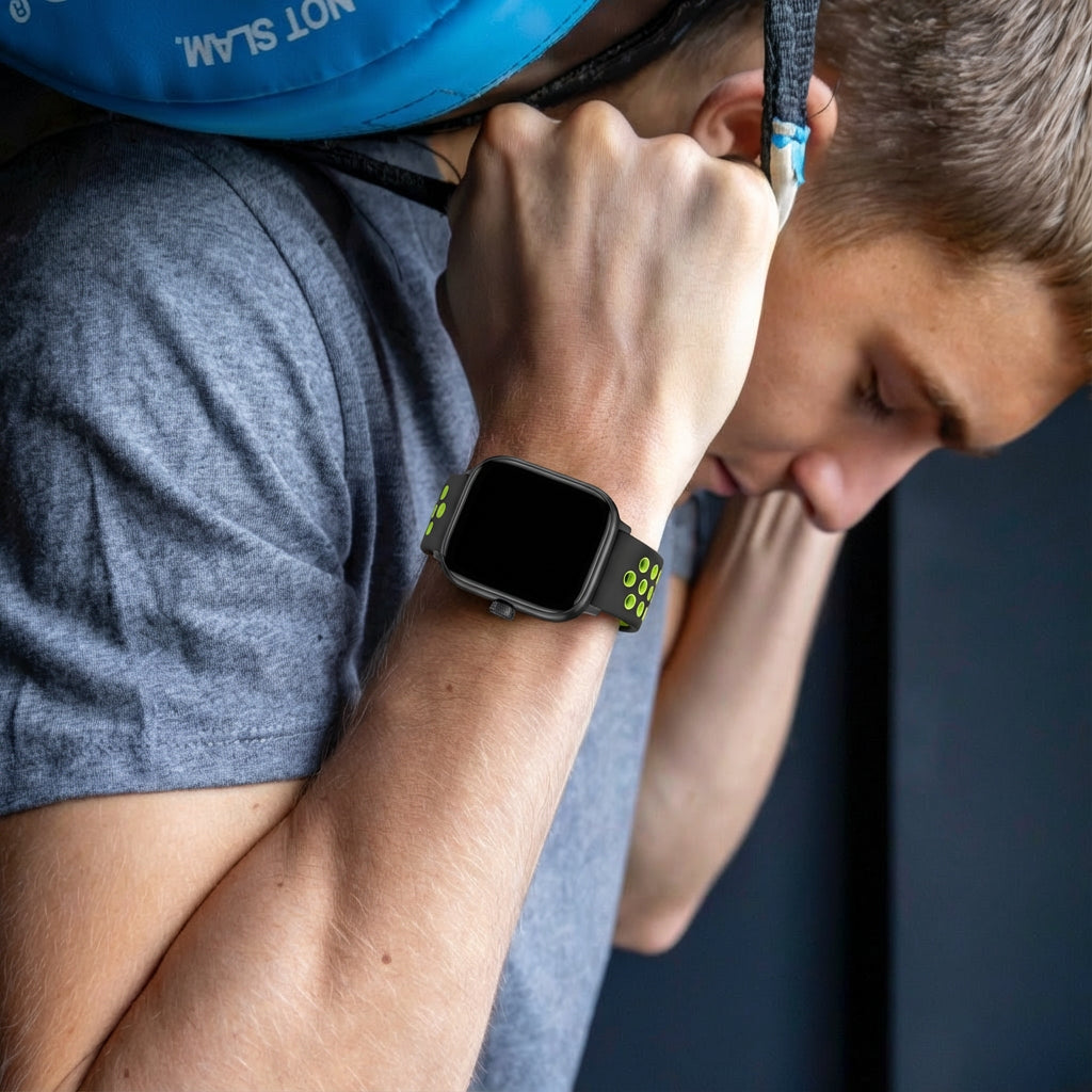 Xiaomi Smart Band 8 Pro Sport Strap (Black/Lime)
