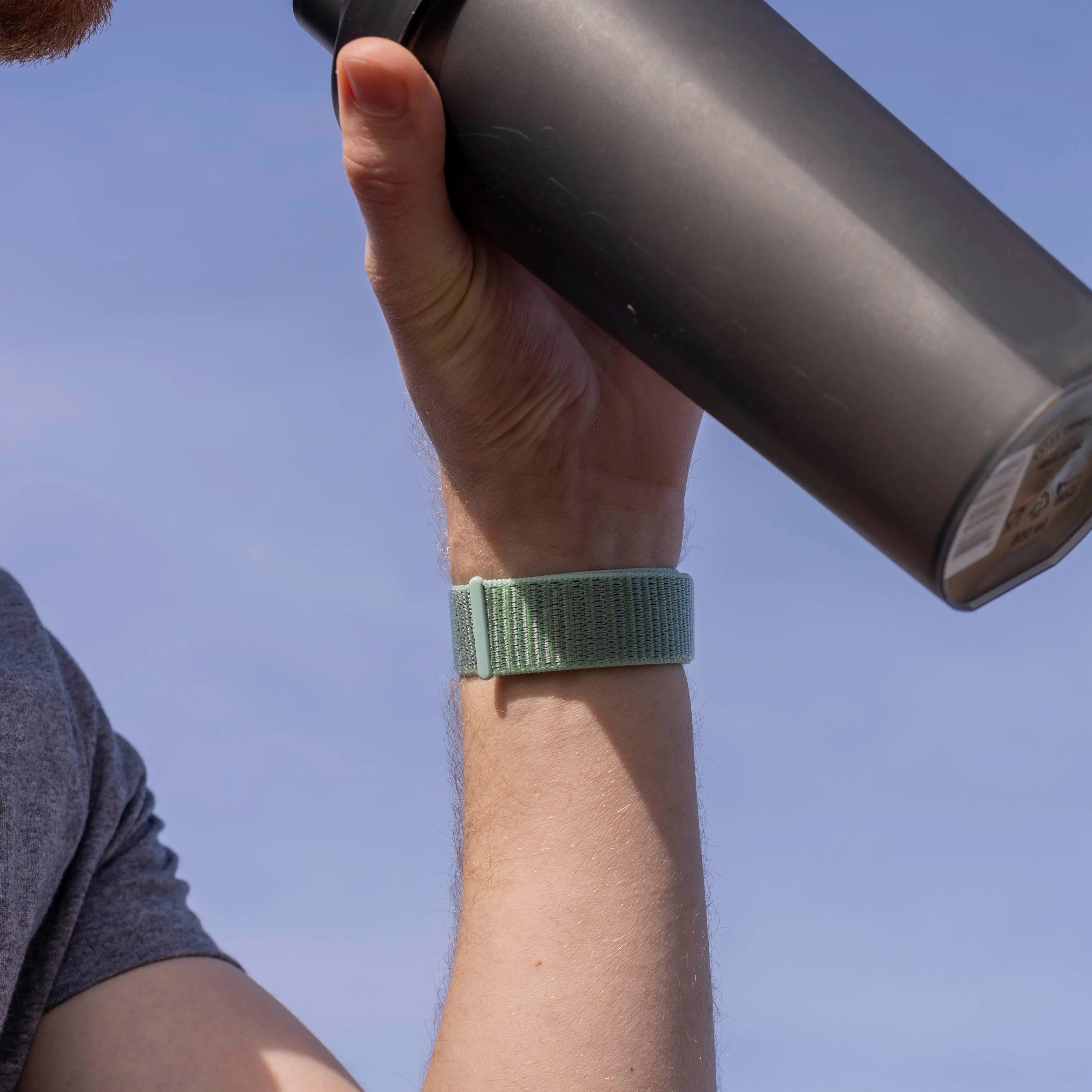 Fitbit Versa 3 Nylonarmband (Mintgrün)