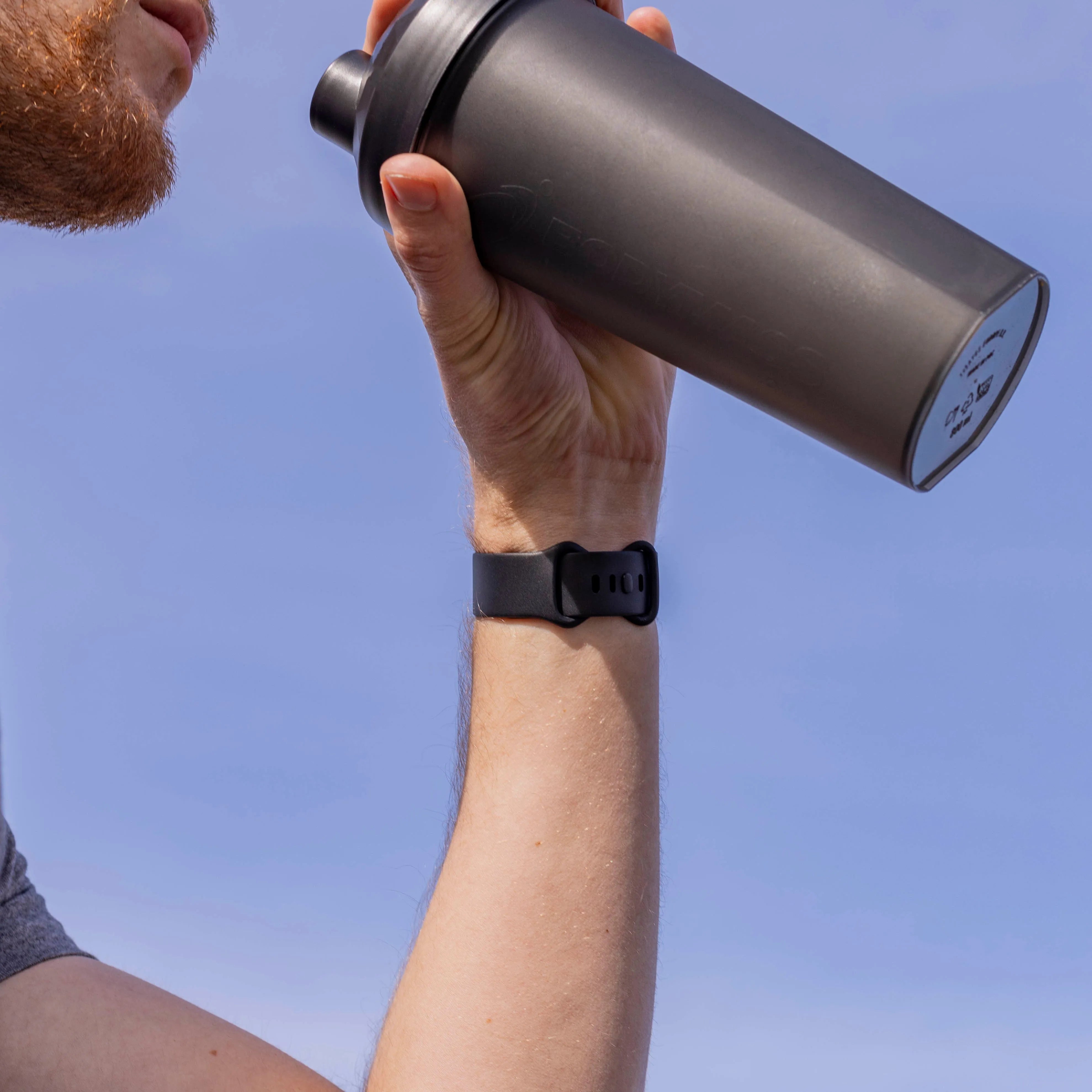 Fitbit Versa 3 Silikonarmband Classic (Schwarz)