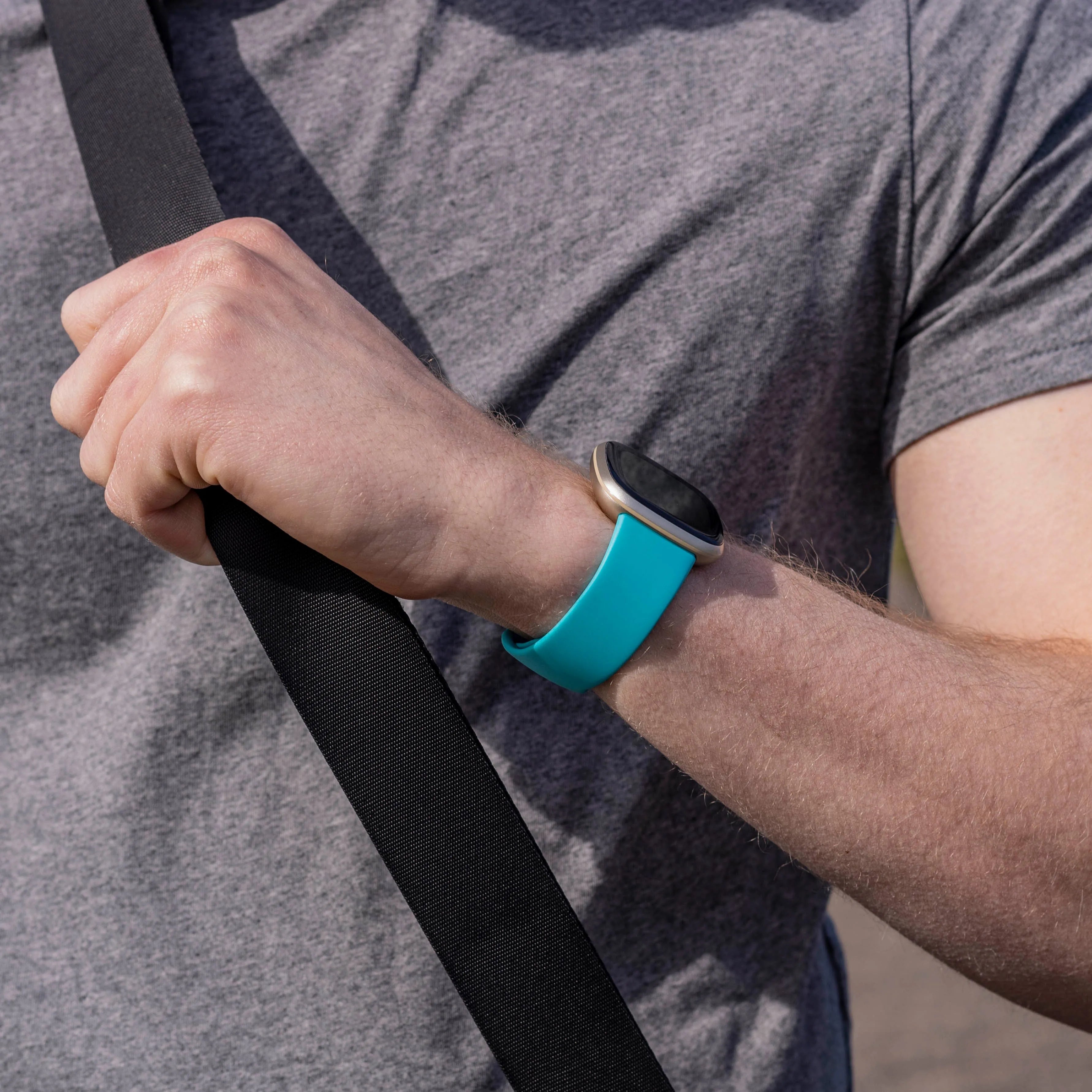 Fitbit Versa 3 Silikonarmband Classic (Aqua)