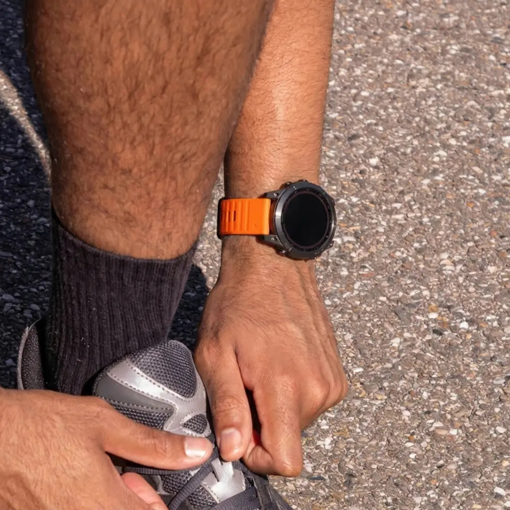 Garmin Fenix 7 Outdoor Silikonarmband (Orange)