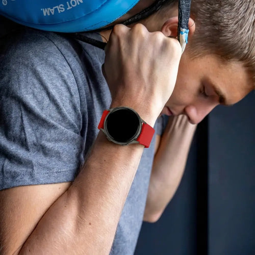 Bandz Garmin Vivomove Sport Sport Strap 'Deluxe' (Red)