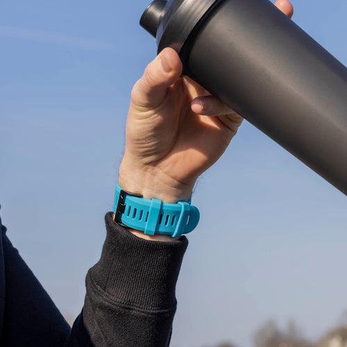Garmin Fenix 9 - 51mm Silikonarmband (Hellblau)