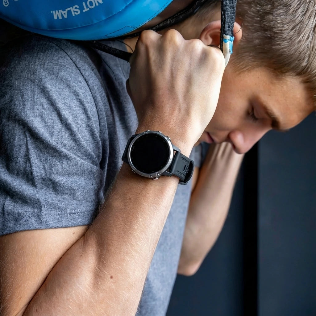 Bracelet silicone Garmin Approach S70 - 42mm (noir)