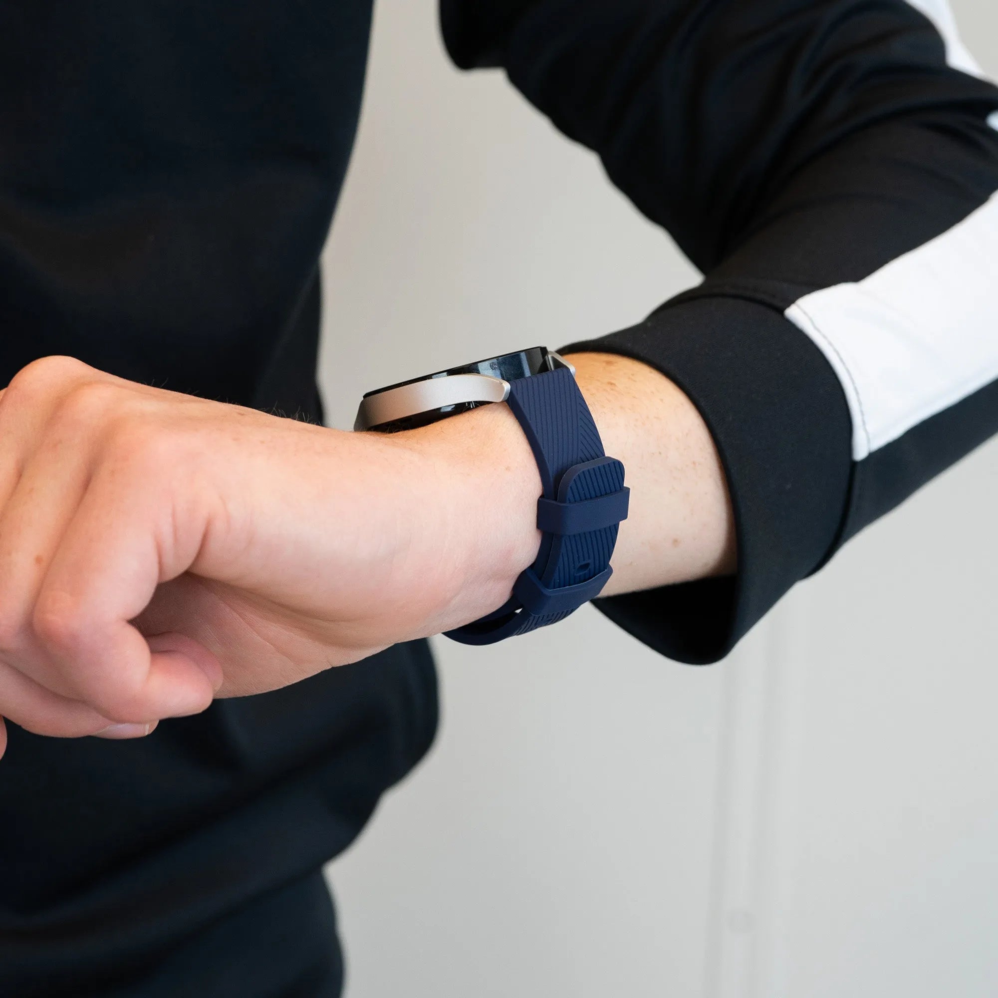 Bandz Bracelet silicone 'Deluxe' Maoo Ventura (bleu foncé)