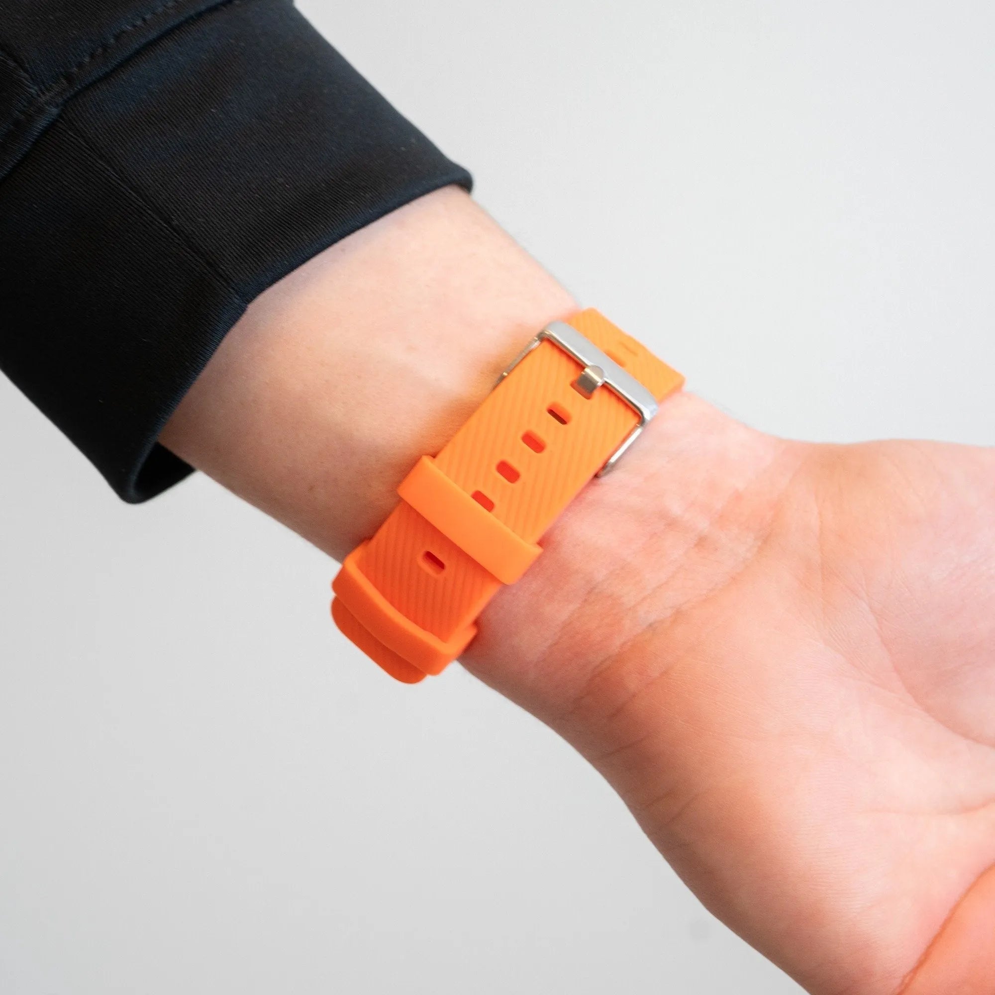 Bandz Coros Apex 42mm Silicone Strap 'Deluxe' (Orange)