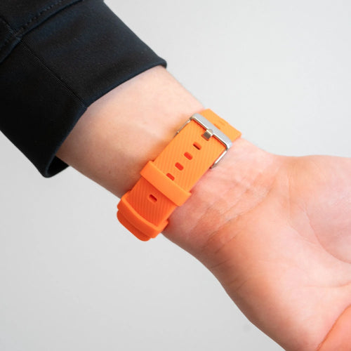 Bandz Suunto Run Silicone Strap 'Deluxe' (Orange)
