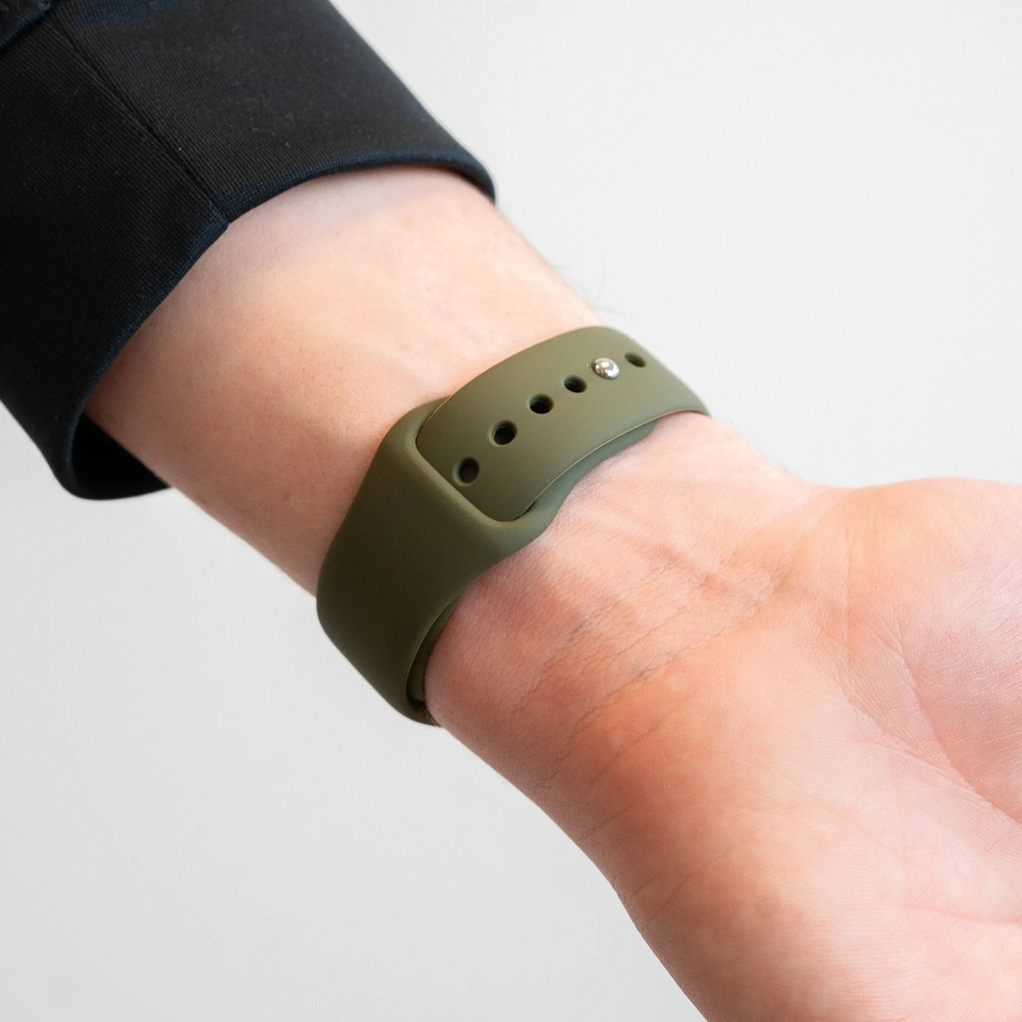 Bandz Bracelet sport "Deluxe" Polar Ignite 3 (vert olive)