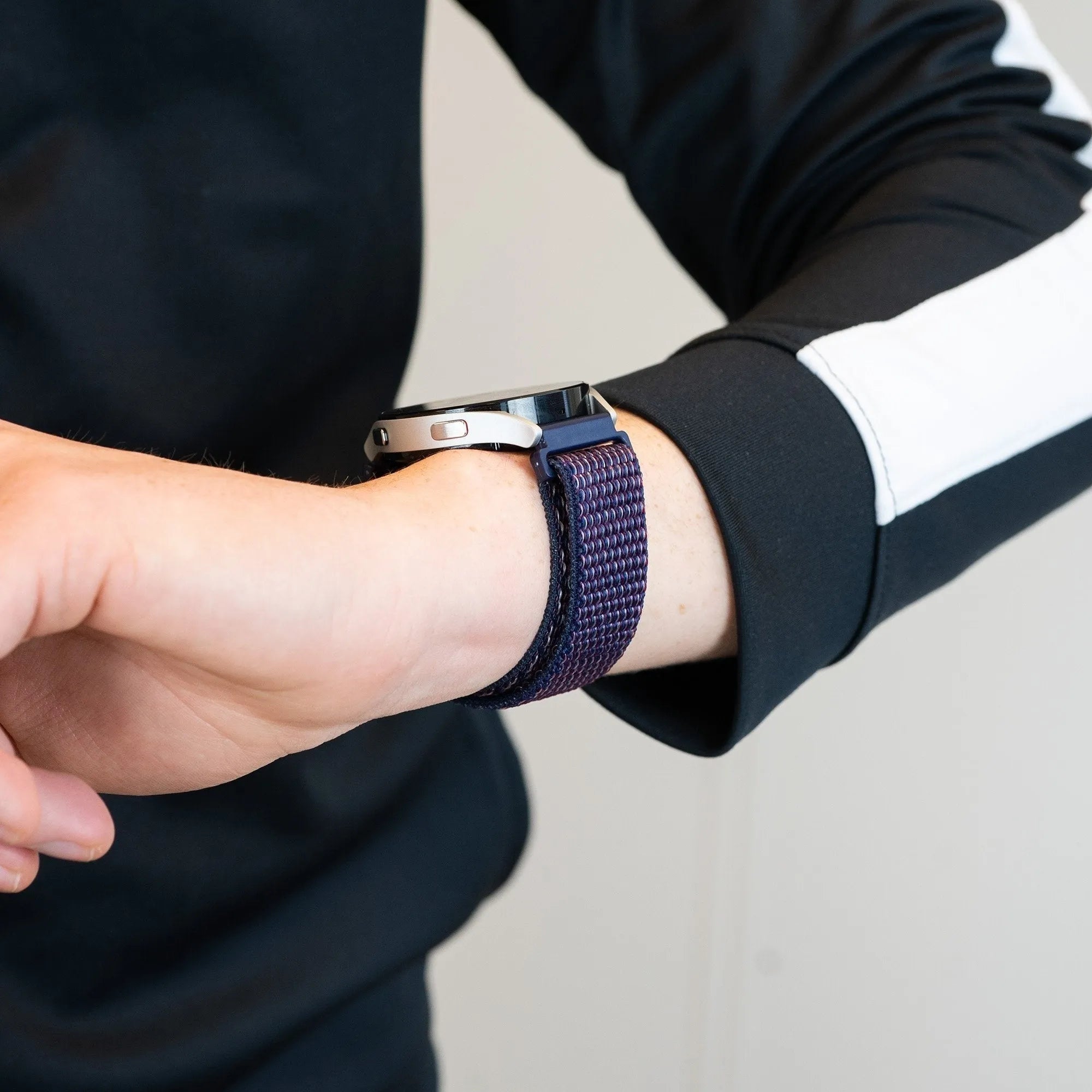 Bandz Bracelet nylon loop Coros Pace 3 (indigo)