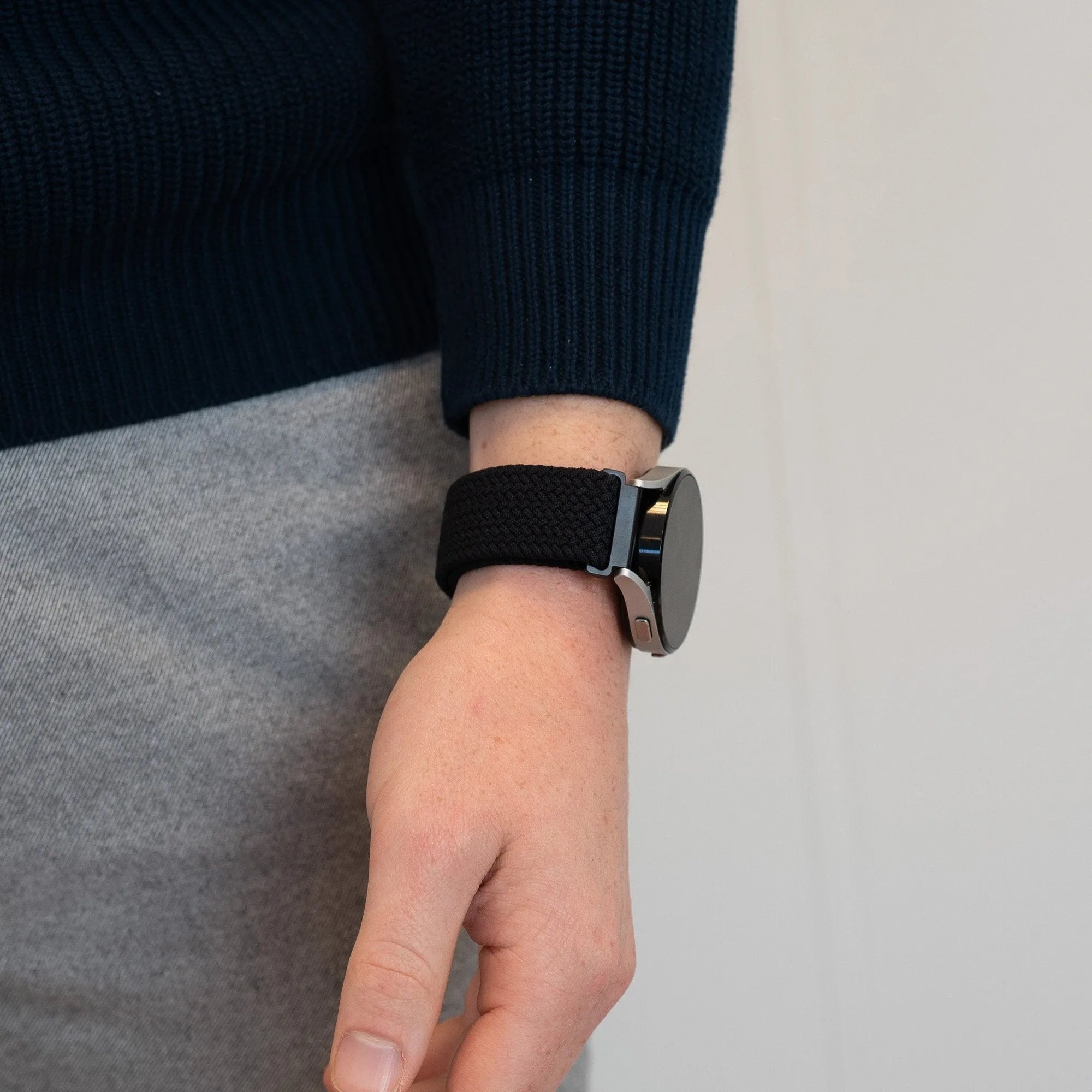 Woven Nylon Strap, black, lifestyle photo