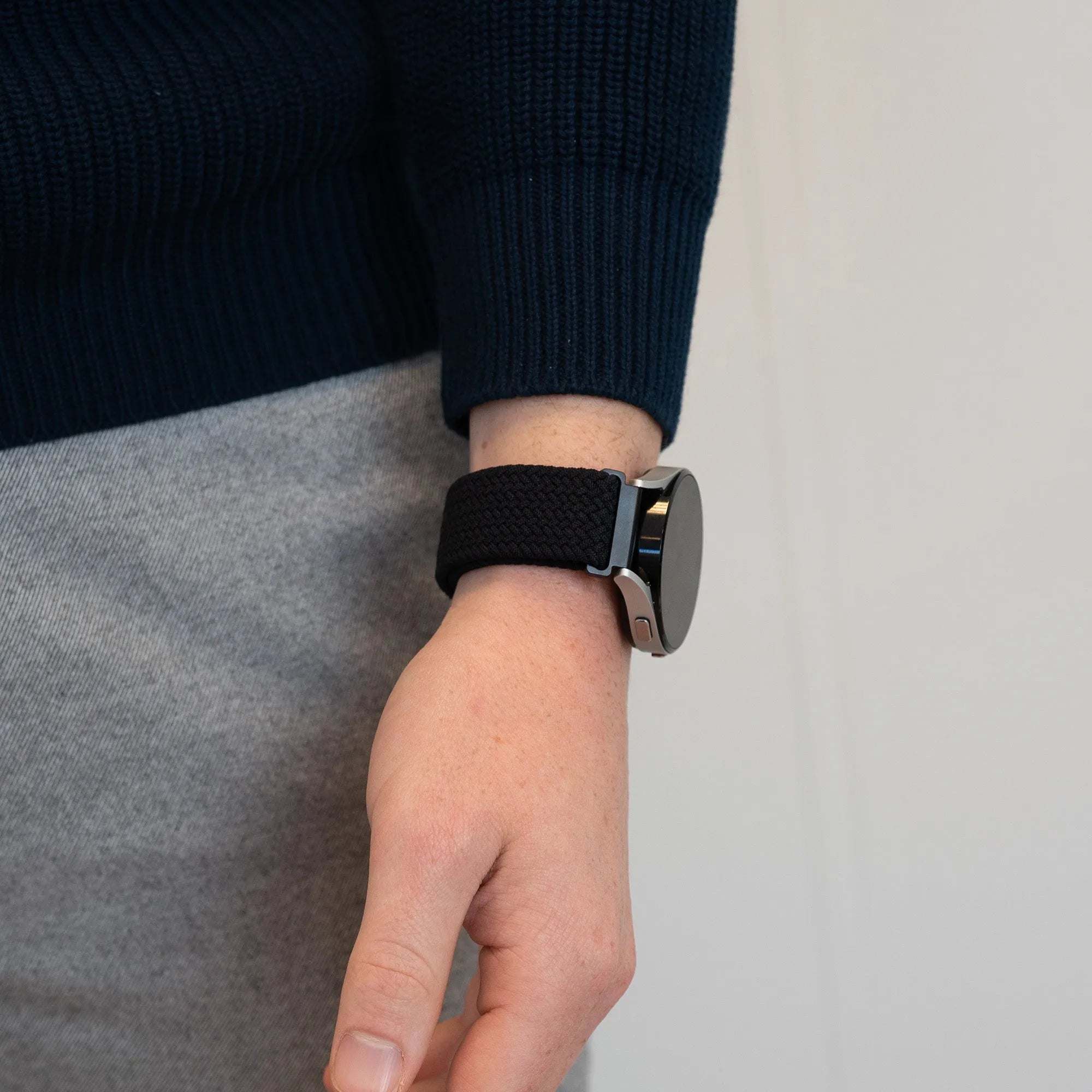 Bandz Coros Pace 3 Woven Nylon Strap (Black)