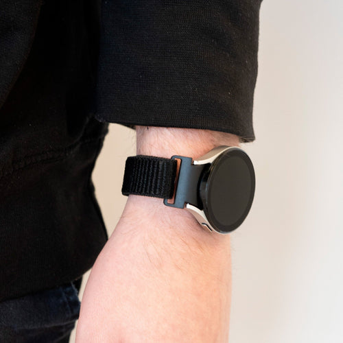 Nylon Strap 'One Push', black, lifestyle photo