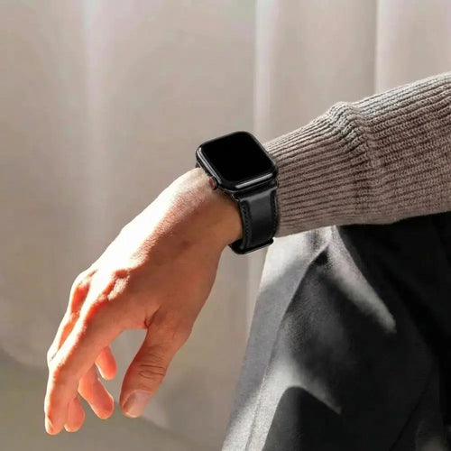 Correa cuero Apple Watch Ultra (negro)