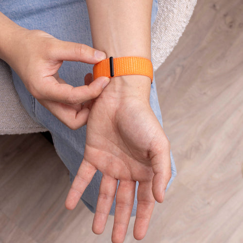 Samsung Galaxy Watch 8 Classic Nylonarmband (Orange)