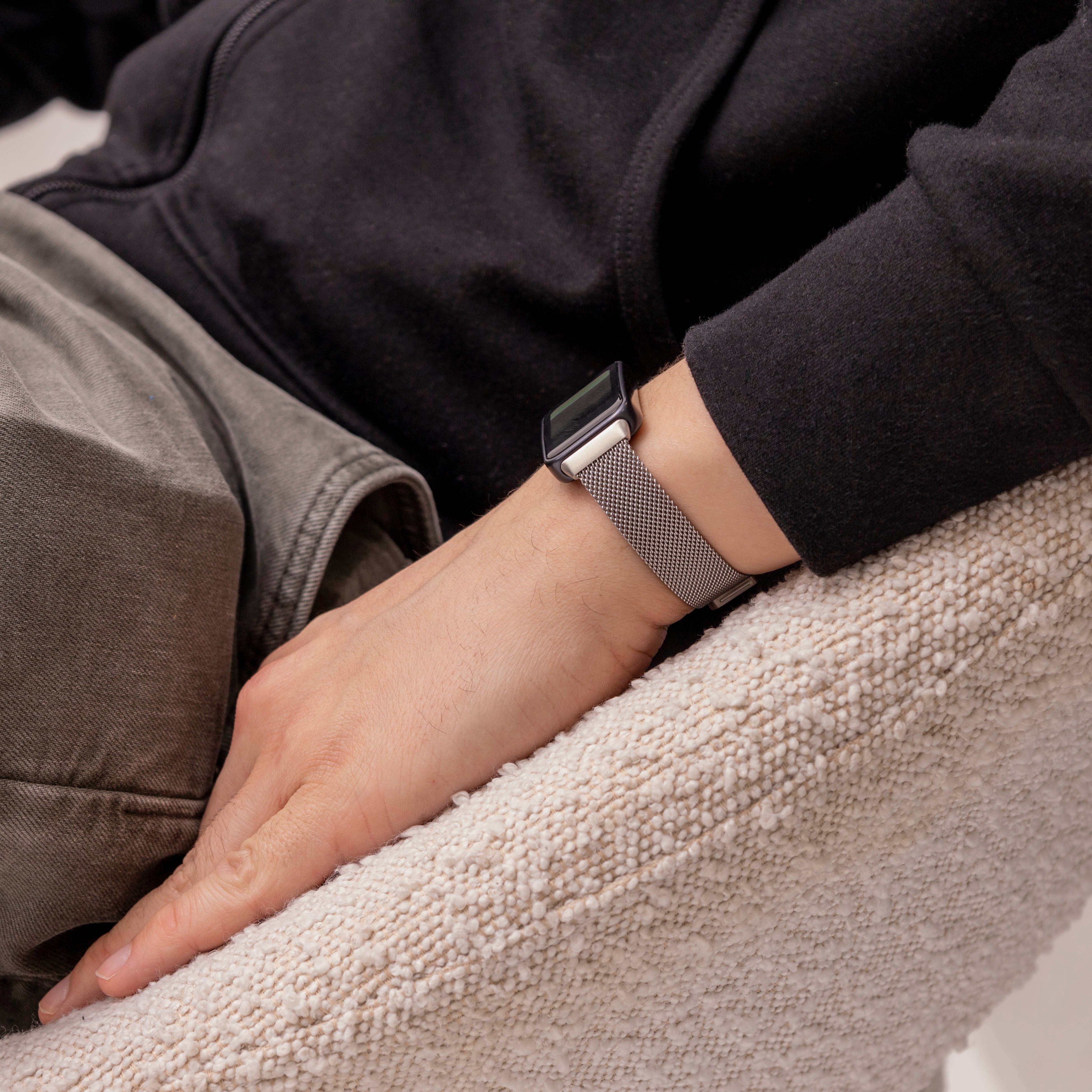 Huawei Band 10 Milanese-Armband (Silber)