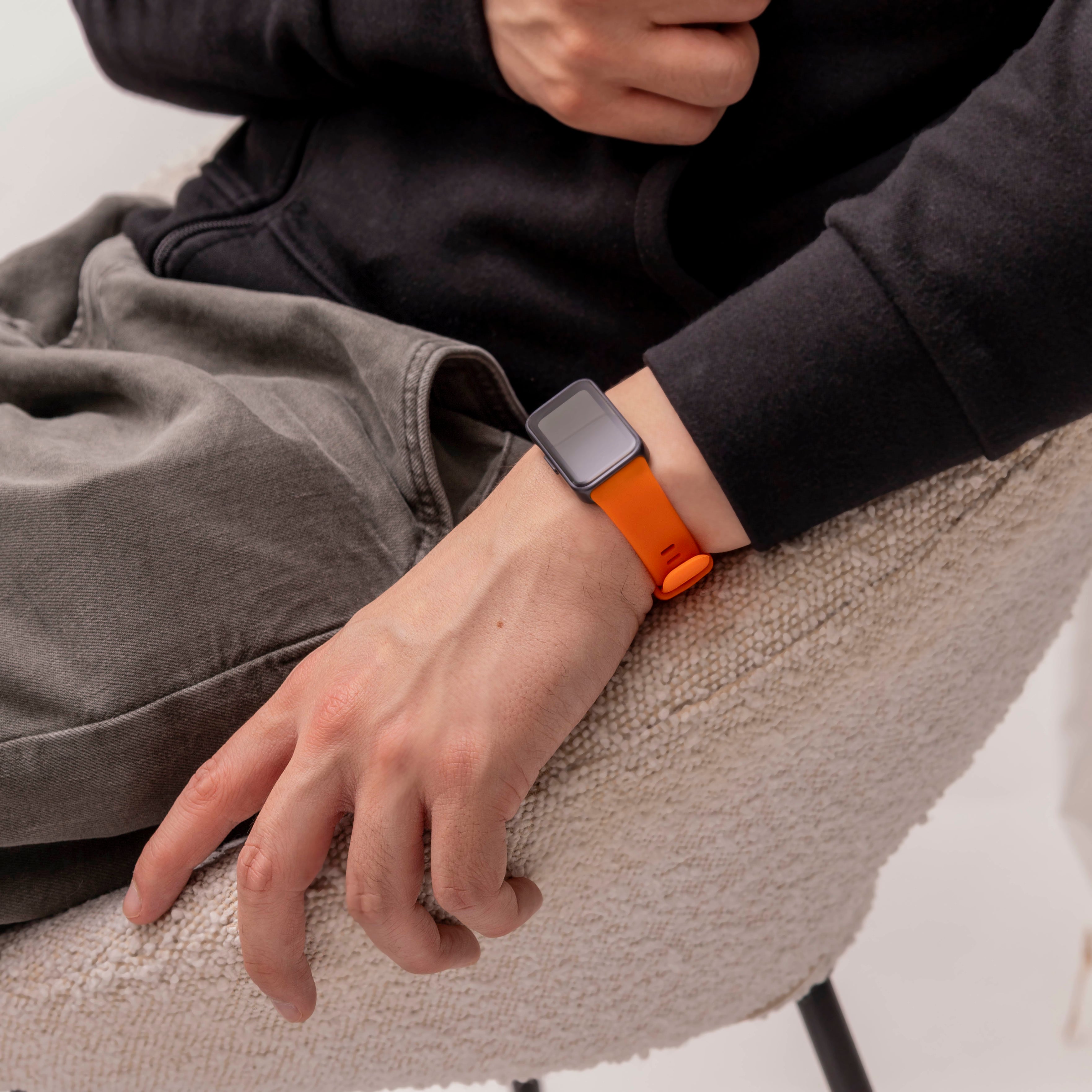Bracelet silicone classique Huawei Band 8 (orange)