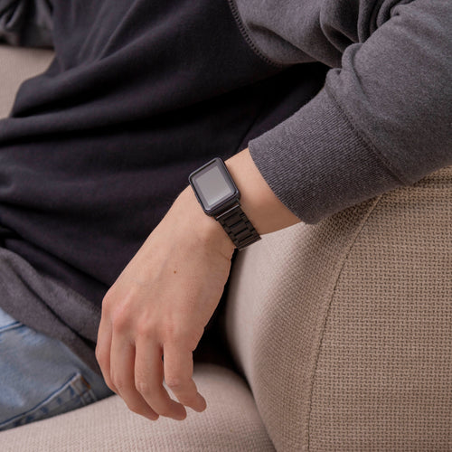 Bracelet acier Samsung Galaxy Fit 3 (noir) 