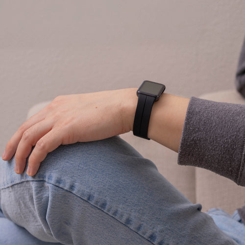Correa silicona D-buckle Samsung Galaxy Fit 3 (negro) 