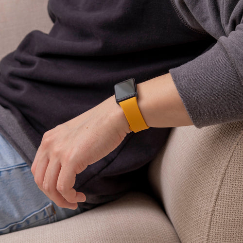 Samsung Galaxy Fit 3 siliconen bandje (geel)
