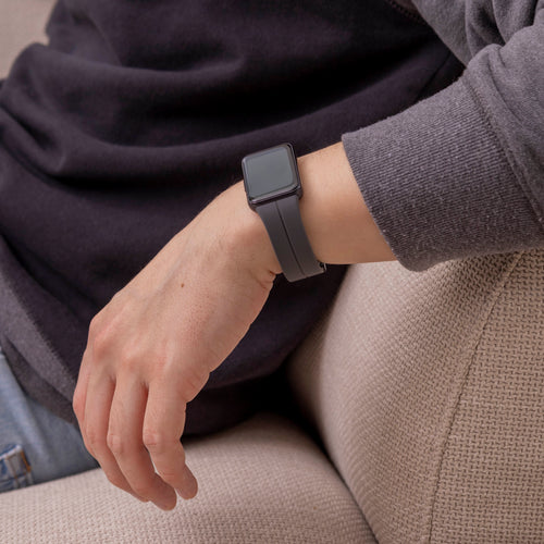 Samsung Galaxy Fit 3 D-buckle siliconen bandje (donkergrijs)