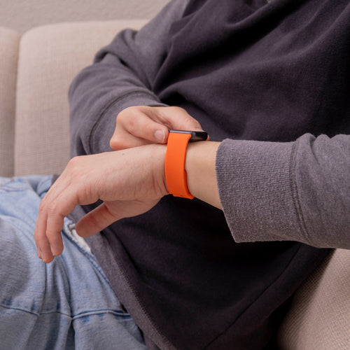 Samsung Galaxy Fit 3 siliconen bandje (oranje)