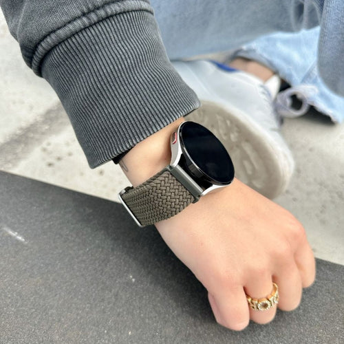 Correa trenzada ajustable Withings Steel HR Sport (verde)